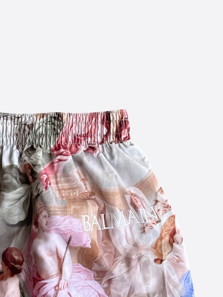 Balmain Multicolor Renaissance Graphic Swimshorts — image 3 of 6